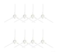 8 cepillos laterales para aspiradora robot Rowenta For Series 20 40 4550 | Pieza de repuesto ZR720002 RR6825 RR7275 RR8227