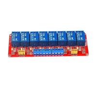 8-Channel 5V Relay Module with Optocoupler Isolation, High Low Level Trigger Expansion Board Fits for for Arduino PLC Control System, Replace Relay Driver Board