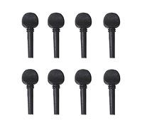 8 clavijas de afinación de violín Yootones 4/4 de madera con preperforadas para juegos de repuesto de violín 4/4 (negro)
