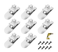 8 clips de gancho para cinturón N435687 con tornillo antiaflojamiento dispensador de pegamento para pistola DeWalt DCF620 DCF620B DCF622 Drywall