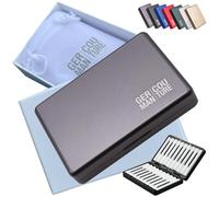 [8 colores] Estuche GC Premium compatible con IQOS Heets y Terea, Aluminio, antrhazit