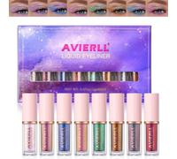 8 Colors Chameleon Liquid Eyeshadow Set, Metallic Glitter Shimmer Eyeshadows, Waterproof Long-lasting Multi-Dimensional Eye Looks