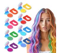 8 Colors Temporary Hair Chalk Hair Dye For Girls Kids Adults, Washable Hair Color Makeup For Sport Events Halloween Christmas Birthday Cosplay Festivals Hair DIY Party