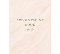 8 Column Appointment Book 2026 : dated With Time Slots Weekly, Hourly & Daily Appointment Planner 15 minute increments, To View Client Scheduler For ... Stylist, Therapist, Salon, 53 Weeks