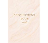 8 Column Appointment Book 2026 : dated With Time Slots Weekly, Hourly & Daily Appointment Planner 15 minute increments, To View Client Scheduler For ... Stylist, Therapist, Salon, 53 Weeks