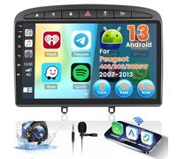 8 Core 2+64G Android 15 Radio para Peugeot 408/308/308SW 2007-2013 Soporta Wireless Carplay y Android Auto, 9 Pulgadas Pantalla Táctil Estéreo Radio con Bluetooth 5.0 EQ de 32 Bandas GPS FM/RDS SWC