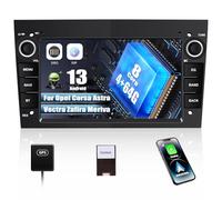 [8-Core 4+64G] CAMECHO Android 13 Radio Coche para Opel Corsa d/Astra h/Zafira b/Meriva con CarPlay&Android Auto&DSP,7 Pulgadas Pantalla Táctil con GPS WiFi Bluetooth 32EQ FM RDS Radio