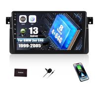 8-Core 4+64G SIXWIN Android 13 Radio Coche para BMW 3er E46 1999-2005, con CarPlay Android Auto DSP,9 Pulgadas Pantalla Táctil,1280 * 720,con GPS WiFi BT USB FM RDS Radio Mirror Link