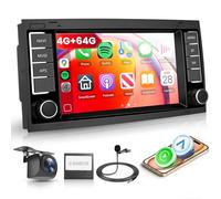 8 Core 4G+64G Wireless Carplay Android Autoradio per VW Touareg 2004-2011 VW Transporter T5 Multivan 2004-2009 7 Pollici Autoradio Android Auto GPS Navi WiFi Bluetooth FM/RDS/DSP Telecamera Posteriore