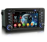 8 Core 4GB 64GB Android 16 Radio de Coche con Bluetooth para Audi A3 8P S3 RS3 Sportback 2003-2012 Pantalla Táctil Carplay & Android Auto DSP A2DP SWC WiFi Canbus Navegador GPS Dab+ DVR