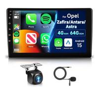8 Core 4GB+64GB Hodozzy Android Radio para Opel Astra/Zafira/Antara 2006-2010,9 Pulgadas Pantalla Táctil Carplay Android Auto, Radio 2 DIN Bluetooth GPS DSP WiFi FM RDS Cámara Pantalla para Opel