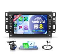 8 Core 6G+128G Android Radio Coche para Chevrolet Aveo Captiva Epica Holden Daewoo Pontiac 7 Pulgadas Radio Coche Inalámbrico Carplay Android Auto GPS Navi WiFi Bluetooth FM/RDS/DSP/SWC Cámara Trasera