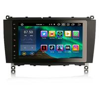 8 Core Android 14 Estéreo de Automóvil para Mercedes Benz Clase CLK W209 C209 A209, Radio Coche Apoyo Wireless CarPlay GPS Navegación Bluetooth 5.0 WiFi 4G Dab+ Wireless CarPlay IPS Pantalla táctil