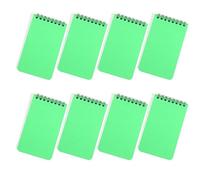 8 cuadernos de encuadernación de doble bobina, 80 hojas, bloc de notas de bolsillo forrado, bloc de notas pequeño para escribir, dibujar, bocetos, bloc de notas de papel grueso