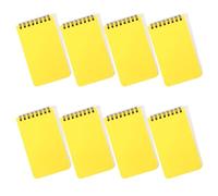 8 cuadernos pequeños de doble alambre, 80 hojas, blocs de notas de bolsillo con forro ancho, blocs de notas pequeños de alambre grueso