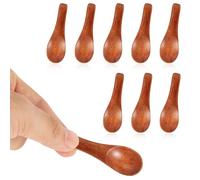 8 Cucharas de Madera Pequeñas, Cucharas Pequeñas de 6 cm para Especias Mini Cucharas de Madera para Salsas Azúcar Sal Salsas Especias Miel Mostaza y Cocina