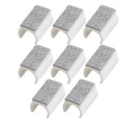 8 deslizadores de fieltro suave para reducir el ruido diseñados para sillas voladizas estándar (22 mm)