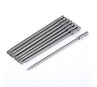 8 destornilladores de punta magnética de 150 mm, destornillador de punta magnética, destornillador Torx de vástago hexagonal S2 T8-T40 (8 unidades, 150 mm, T8-T40)