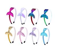 8 Diademas De Sirena Accesorios Únicos Para El Cabello Para De Fiesta De Sirena Accesorios Para El Cabello De Cosplay Diademas Navideñas Diadema De Cosplay Diadema
