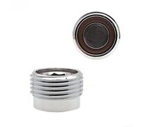 /8 DIN a adaptador de válvula de tanque de buceo, latón con fluorocarbono O- para regulador de buceo, plata