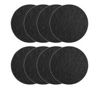 8 discos de filtro de carbón activado para cubos de compostaje diseñados para su uso en sistemas de compostaje domésticos para reducir la acumulación de alimentos (184 x 10 mm)