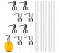 8 Dispensador Jabón Bomba Cabeza,Dispensador de jabón de Repuesto,Bomba Dosificadora De Jabón,Dispensador Cabezal de Bomba Dispensador de Jabón,Piezas de la Bomba de Loción para Botellas Hotel Baño