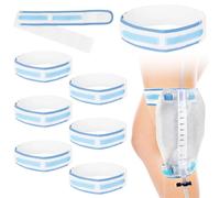 8 dispositivos de estabilización de catéter para bolsas Foley, bandas urinarias para las piernas