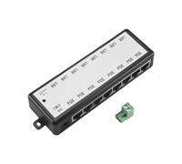 8 Divisor De Poe Del Inyector De Poe Del Inyector Para El Poder De La Cámara Del Poe De La Red Del Cctv Sobre Ethernet