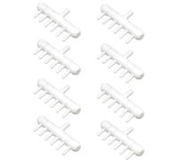 8 divisores de tubo de línea de aire, desviador de descarga de aire de junta de manguera en forma de rastrillo, adaptador de tubería de oxígeno para acuario, tanque de peces (C)