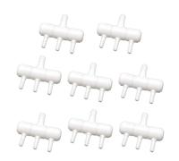 8 divisores de tubo de línea de aire, desviador de descarga de aire en forma de rastrillo, adaptador de tubería de oxígeno para acuario, tanque de peces (A)