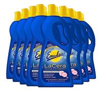 8 emulsio de cera fácil autolucidante para todos los suelos protege de la suciedad - 8 botellas de 775 ml cada uno