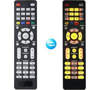 8 en 1 Mando Universal TV Philips, TCL, Panasonic, Toshiba, Hitachi, Sony, Samsung, LG, Hisense Smart TVs con Retroiluminados