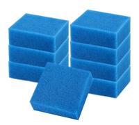 8 esponjas de filtro, 95 x 95 x 48 mm, esponja de filtro para acuario, esponjas gruesas, 35 PPI de algodón bioquímico de alta densidad, compatible con acuario, esponja de filtro para Juwel Compact