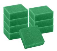 8 esponjas de filtro, 95 x 95 x 48 mm, esponja filtrante para acuario, esponjas finas, 50 PPI de alta densidad de algodón bioquímico, compatible con acuario, esponja de filtro para Juwel Compact