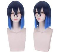 8 estilos Demon Slayer cosplay peluca Nezuko Kamado Tokitou Muichirou peluca de pelo Kimetsu no Yaiba Giyuu Tsuyuri Kanawo Cosplay pelucas talla única peluca n. ° 179