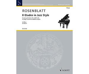 8 Etudes in Jazz Style: for young virtuosos with small hands. piano.