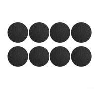 8 filtros de carbón activado, para cubo de compostaje de cocina, almohadillas absorbentes redondas en 2 tamaños, forros de tapa lavables, para cubo de basura interior, almohadillas de control de