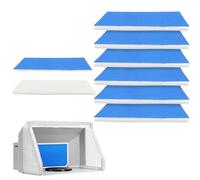 8 filtros de pintura para cabina de pulverización, accesorios para cepillo de aire, filtro para cepillo de aire, filtro para Master, Paasche, Sky Enterprise, Airhobby