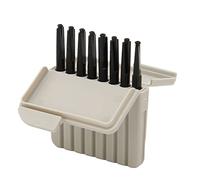 8 Filtros Protectores de Cera para los Oídos, Filtro de Parada de Cerumen ABS, Resistente Al Agua, a Prueba de Polvo, Portátil, Filtros Protectores de Limpieza de Cera para los Oídos con Caja de Almac