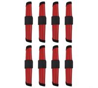 8 fundas de cebo de pesca para señuelos y anzuelos, accesorios de pesca esenciales para una experiencia de pesca mejorada (rojo)