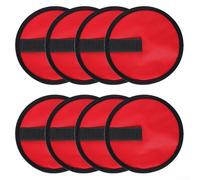 8 fundas de señuelo de pesca para evitar la pérdida de cebo y aventuras de pesca seguras (rojo)