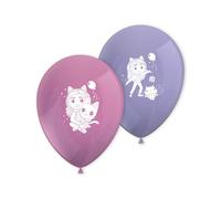 8 Globos de látex de casa de muñecas Gabby's