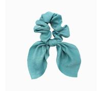 8 gomas elásticas para el pelo con lazo, orejas de conejo, conejo, lazo para las orejas, bandas de satén para el pelo, anillos para el pelo, forma de orejas de conejo, para mujeres y mujeres, azul