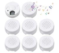 8 grabadoras de voz para animales de peluche mini grabadora de voz de 30 segundos con reproducción dispositivo de grabación de mensajes de inserción de animales de peluche grabable para muñecos de