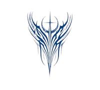 8 hojas de tatuajes temporales impermeables de larga duración con brújula, flecha y dragón, tatuajes falsos for hombres y mujeres.(01)