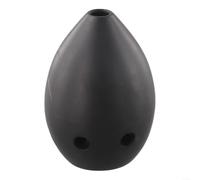 8 hoyos Ocarina tradicional chino Xun Instrumento pintado a mano flauta de arcilla para principiantes, adultos y niños, aprender música, negro paquete para padres