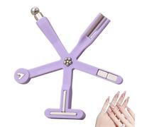 8 In 1 Cat Eye Magnet - Multiple Stunning Cat Eye Designs, 8 in 1 Magnetic Nail Art Tool Kit for Quick Cat-Eye Galaxy Nail Art (Purple)