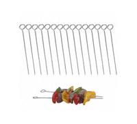 8 Inch 304 Stainless Steel Meat Pins, Rolling Pins & Skewers - 20 Pack Food Grade Turkey Poultry Cocktail Tools