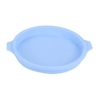 8 Inch Round Silicone Cake Form | Set of 4 Baking Tray for Easy Release & Maintenance | Oven/Microwave/Dishwasher Safe | Colorful Cake Pan for Party & Home Baking (Azul paquete de 4 83065-C)