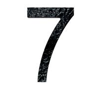 8-inch Stone Pattern Acrylic Black 3D Digital House Number(7)